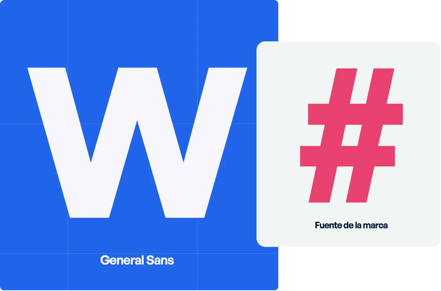 General Sans — fuente de la marca